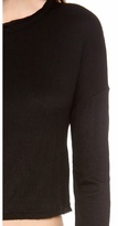 Thumbnail for your product : Bop Basics Cropped Long Sleeve Tee