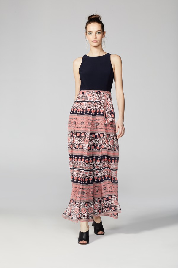 vince camuto cutaway chiffon jumpsuit