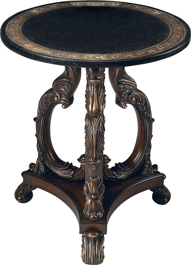 Butler Specialty Company Lafayette Round Stone 22.5In Accent Table