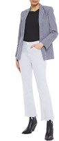 Thumbnail for your product : Mother The Hustler Distressed High-rise Kick-flare Jeans