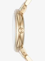 Thumbnail for your product : Michael Kors Courtney Pave Gold-Tone Watch