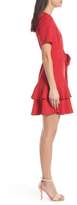 Thumbnail for your product : Charles Henry Ruffle Tiered Wrap Dress