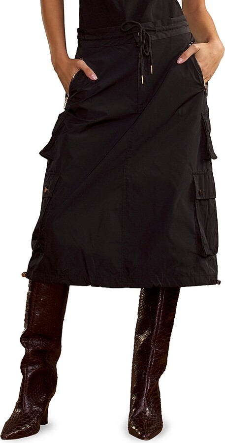 Women's Cargo Skirt - Black - Size Small