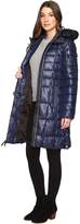 Thumbnail for your product : Andrew Marc Julia 37" Laquer Puffer Faux Fur Coat