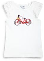 Thumbnail for your product : Hartstrings Toddler's & Little Girl's Embroidered Bicycle Tee