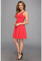 Thumbnail for your product : ABS by Allen Schwartz V-Neck A-Line Flounce Dress