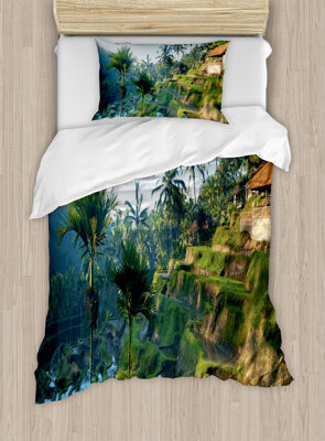 Ambesonne Balinese Duvet Cover Set