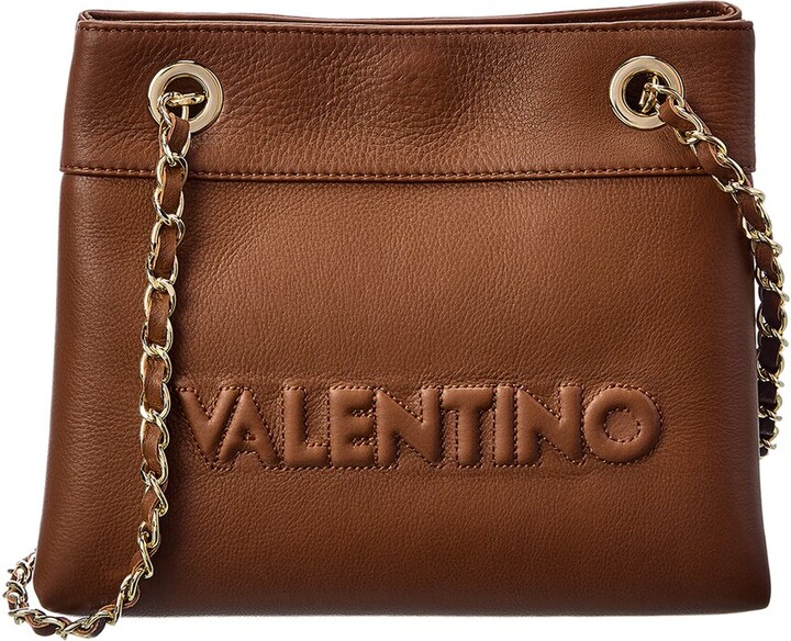 Valentino By Mario Valentino Rita Embossed Leather Shoulder Bag ShopStyle