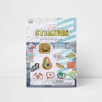River Island Girls Pink puffy stickers multi pack