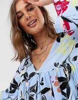 Thumbnail for your product : Free People Bella floral print swing top