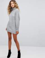 Thumbnail for your product : Miss Selfridge Polo Neck Jumper Dress
