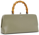 Thumbnail for your product : Jil Sander Green Small Goji Frame Top Handle Bag