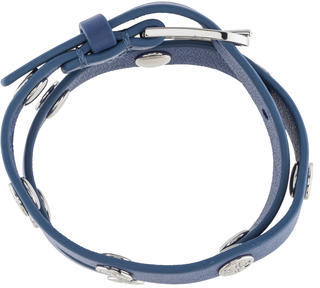 Tory Burch Double Wrap Logo Stud Bracelet