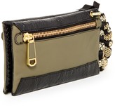 Thumbnail for your product : Rafe New York Celia Leather & Water Snake Wristlet
