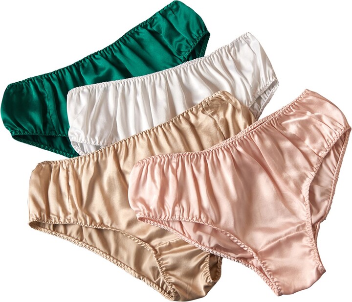 Soft Strokes Silk Women's Pure Mulberry Silk Bikini Panties ShopStyle Knickers