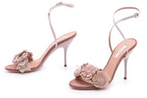 Thumbnail for your product : Nina Ricci Floral Snake Sandals