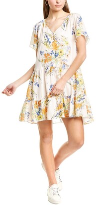 Parker Savannah Silk-Blend Mini Dress