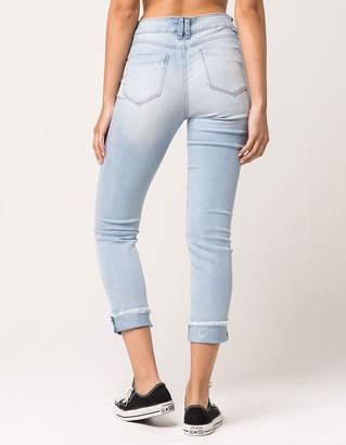 Sky And Sparrow Ripped Womens Mom Jeans