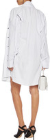 Thumbnail for your product : Chalayan Layered Striped Cotton-Blend Poplin Shirt Dress