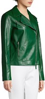Thumbnail for your product : Lafayette 148 New York Bernice Moto Leather Jacket