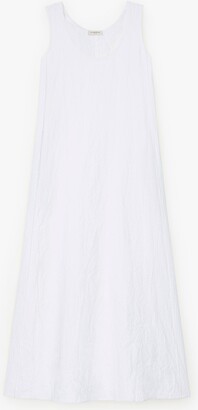 Lafayette 148 New York Crinkled Organic Linen Maxi Dress