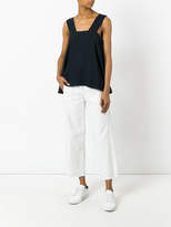 Thumbnail for your product : Alexander Wang T By pinstripe trousers