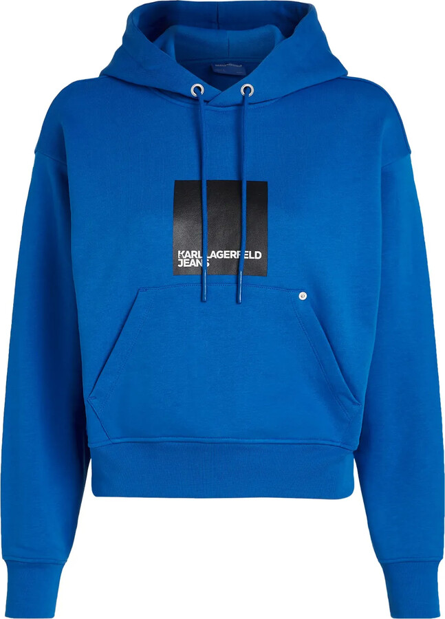 Karl Lagerfeld Jeans Box logoappliqué hoodie