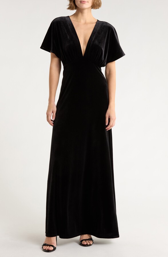 Love by Design Paige Velvet Maxi Dress