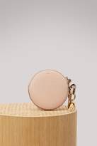 Leather round wallet 