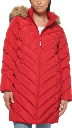 Tommy Hilfiger Women's Red Coats | ShopStyle