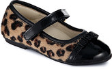 Thumbnail for your product : Moschino Faux-ponyskin and patent-leather pumps 2-5 years