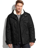 Thumbnail for your product : MICHAEL Michael Kors Big and Tall Pueblo Faux-Shearling-Collar 3-in-1 Field Coat
