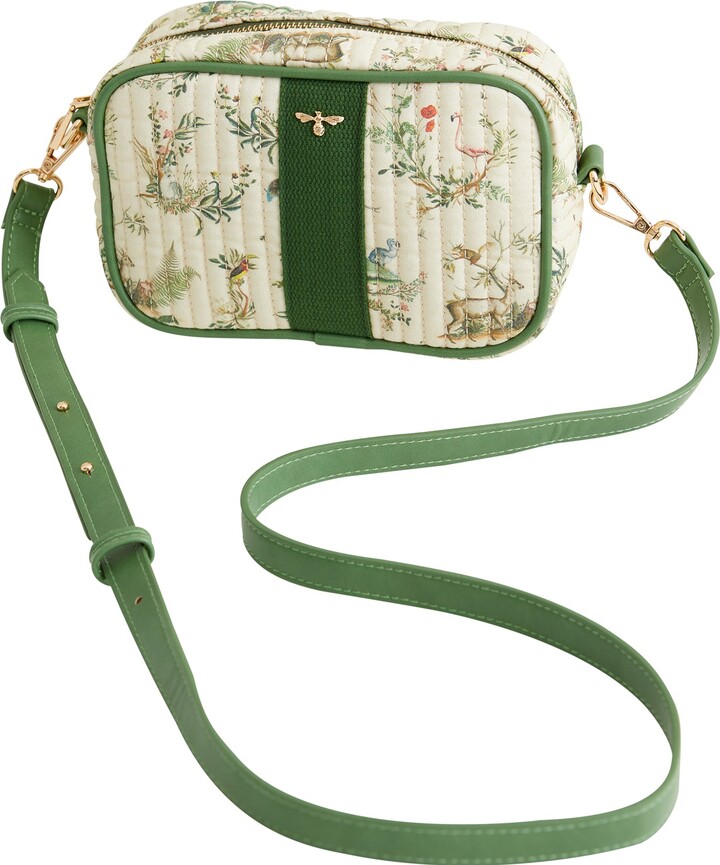 Fable England Fable Toile De Jouy Olive Green Camera Bag ShopStyle