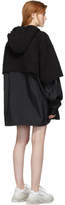 Thumbnail for your product : Juun.J Black Thealteredtech Layered Hooded Dress