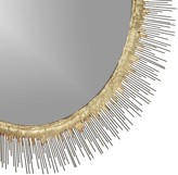 Thumbnail for your product : Crate & Barrel Clarendon Brass Large Round Wall Mirror