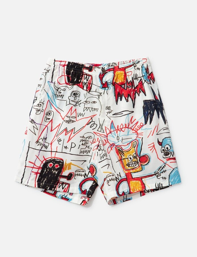 Wacko Maria Jean-Michel Basquiat Hawaiian Shorts ( Type-3 )