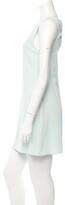 Thumbnail for your product : Alice + Olivia Silk Open Back Shift Dress