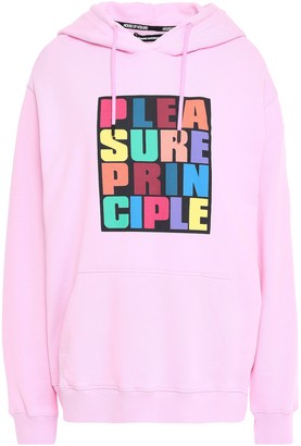 House of Holland Printed French Cotton-terry Hoodie
