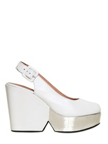 Thumbnail for your product : Robert Clergerie Old Robert Clergerie - 110mm Calf Mirror Sling Back Wedges