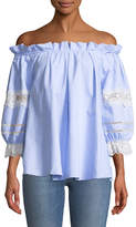 Thumbnail for your product : Romeo & Juliet Couture Ruffled Off-The-Shoulder Blouse