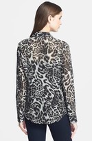 Thumbnail for your product : MICHAEL Michael Kors 'Fremont' Leopard Print Shirt (Regular & Petite)