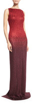 Thumbnail for your product : St. John Riviera Sequined Bateau-Neck Gown, Paprika/Pomegranate