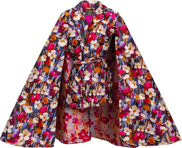 Byvinnik Blue / Red / Yellow Jacquard Jape In Giselle