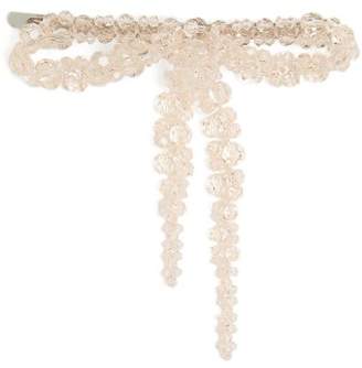 Simone Rocha Bow bead-embellished hair clip