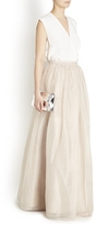 Thumbnail for your product : Alice + Olivia Abella shell silk organza maxi skirt