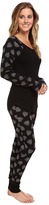 Thumbnail for your product : Betsey Johnson Waffle Thermal PJ Set