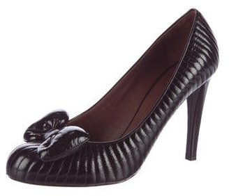 Viktor & Rolf Quilted Patent Leather Pumps