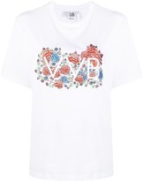 Thumbnail for your product : VVB logo-print short-sleeved T-shirt