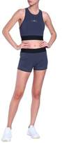 Thumbnail for your product : adidas by Stella McCartney Mesh-trimmed Stretch Shorts