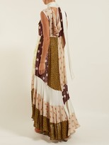 Thumbnail for your product : Golden Goose Daisy Neck-tie Patchwork Maxi Dress - Multi